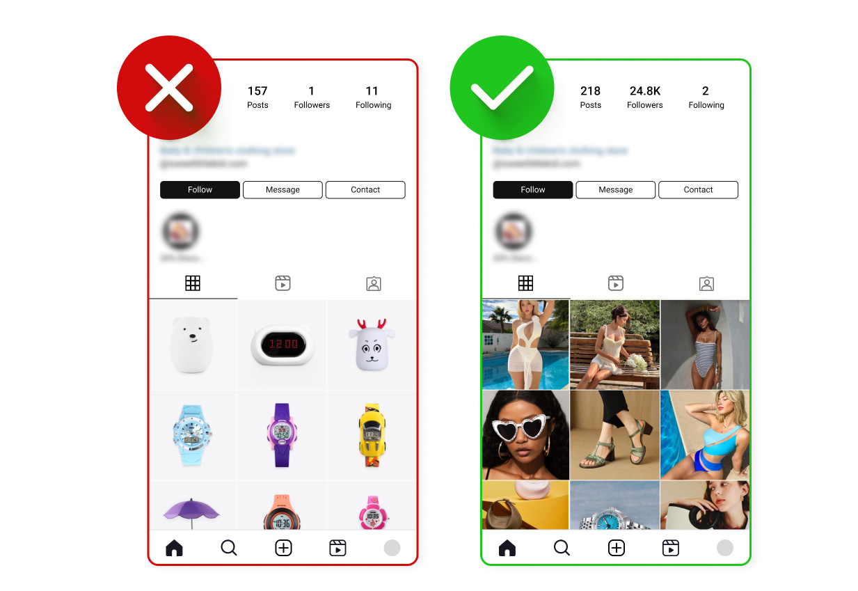 High-quality visuals